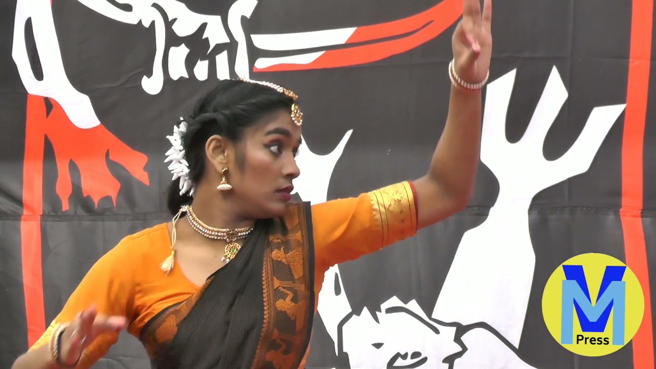 Danse tamoule pour évoquer les souffrances du peuple tamoul (Paris 18/05/2021)