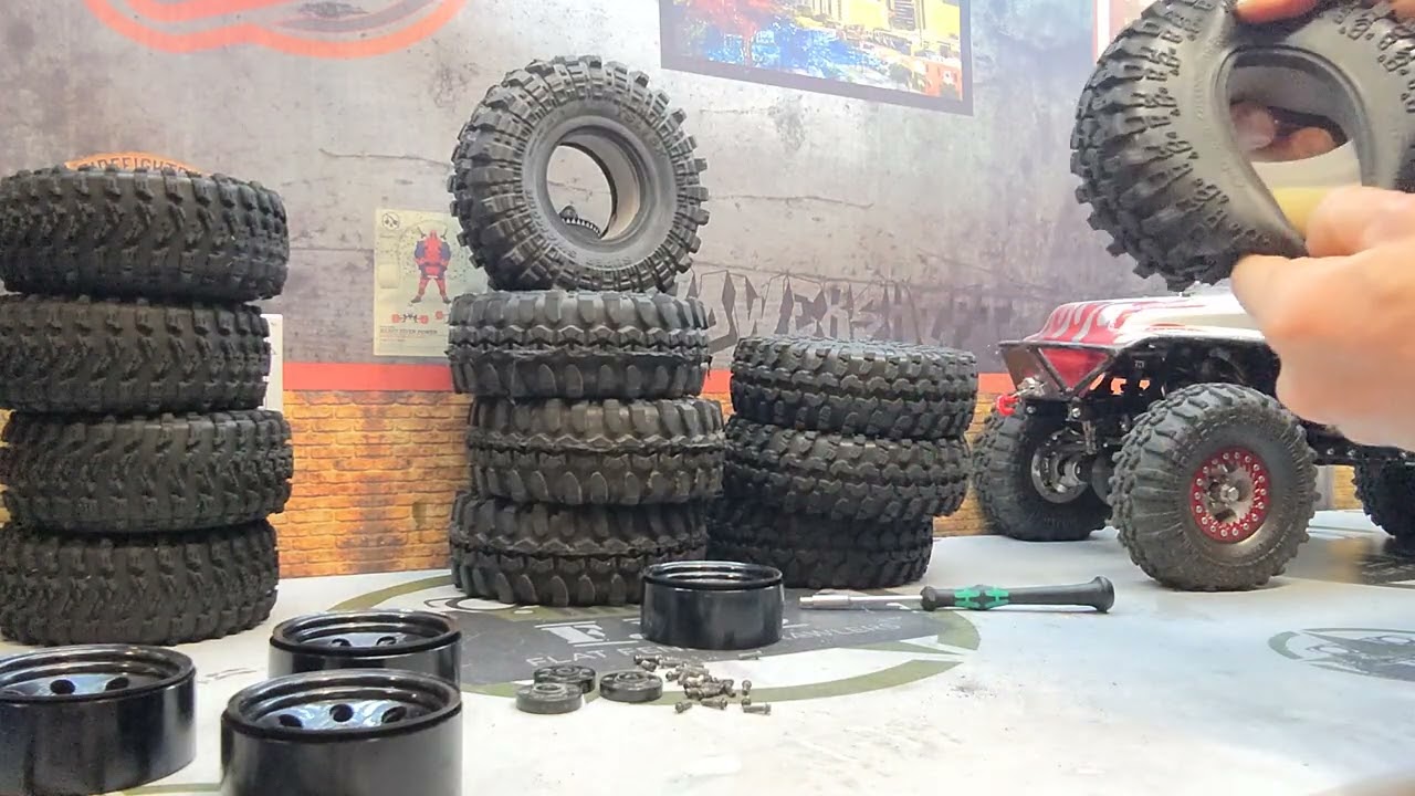 2.2 steel beadlocks wheel disassembly. RC rock crawler