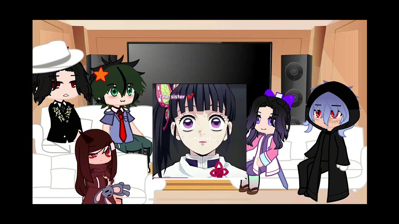 Fandoms react to Kny #Demonslayer #Kny #Hashira #Creepypasta #Mha #Deku #Muzan #Shinobu #Shigiraki