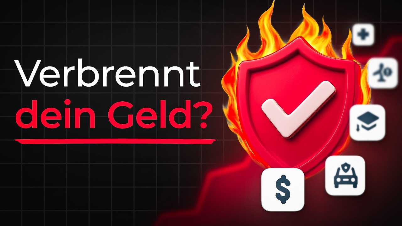 Diese VERSICHERUNGEN verbrennen dein Geld! (Ich zahle nur 200&euro; im Monat)
