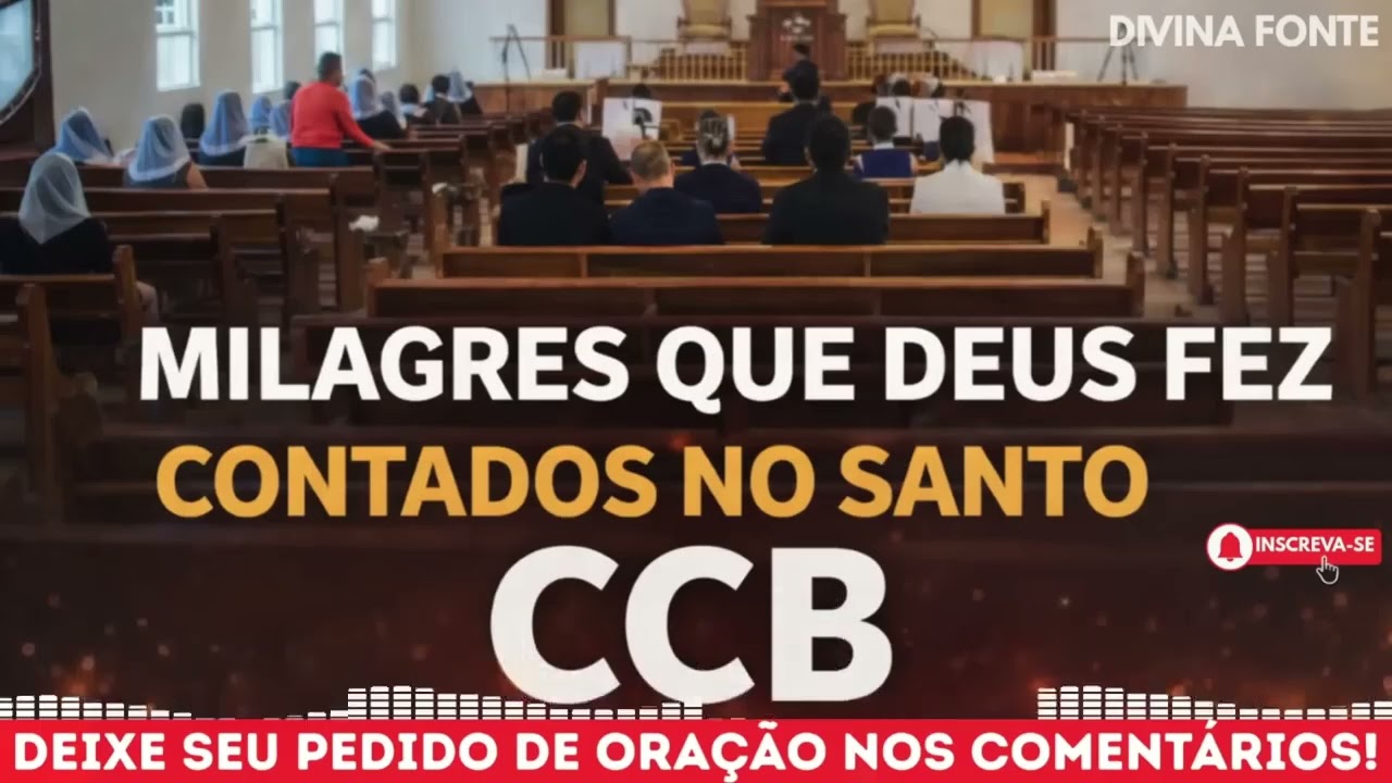 CCB TESTEMUNHO GLORIOSO #ccb 