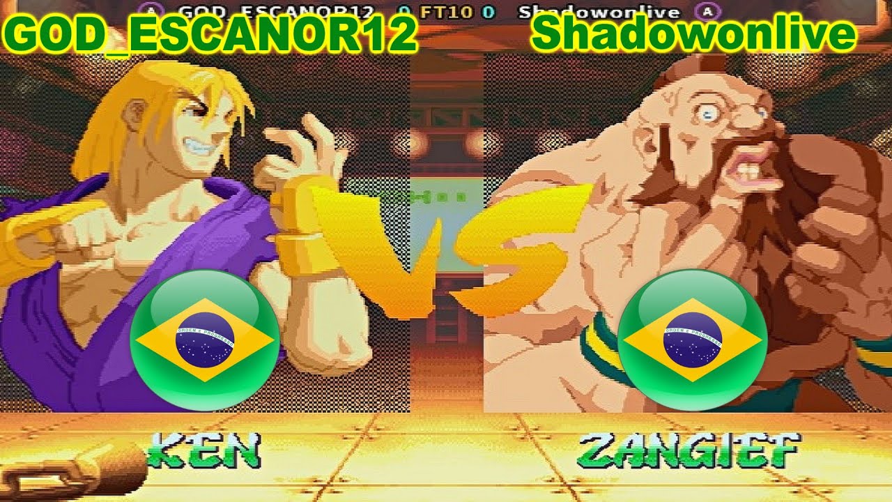 Street Fighter Alpha 2 - GOD_ESCANOR12 vs Shadowonlive FT10