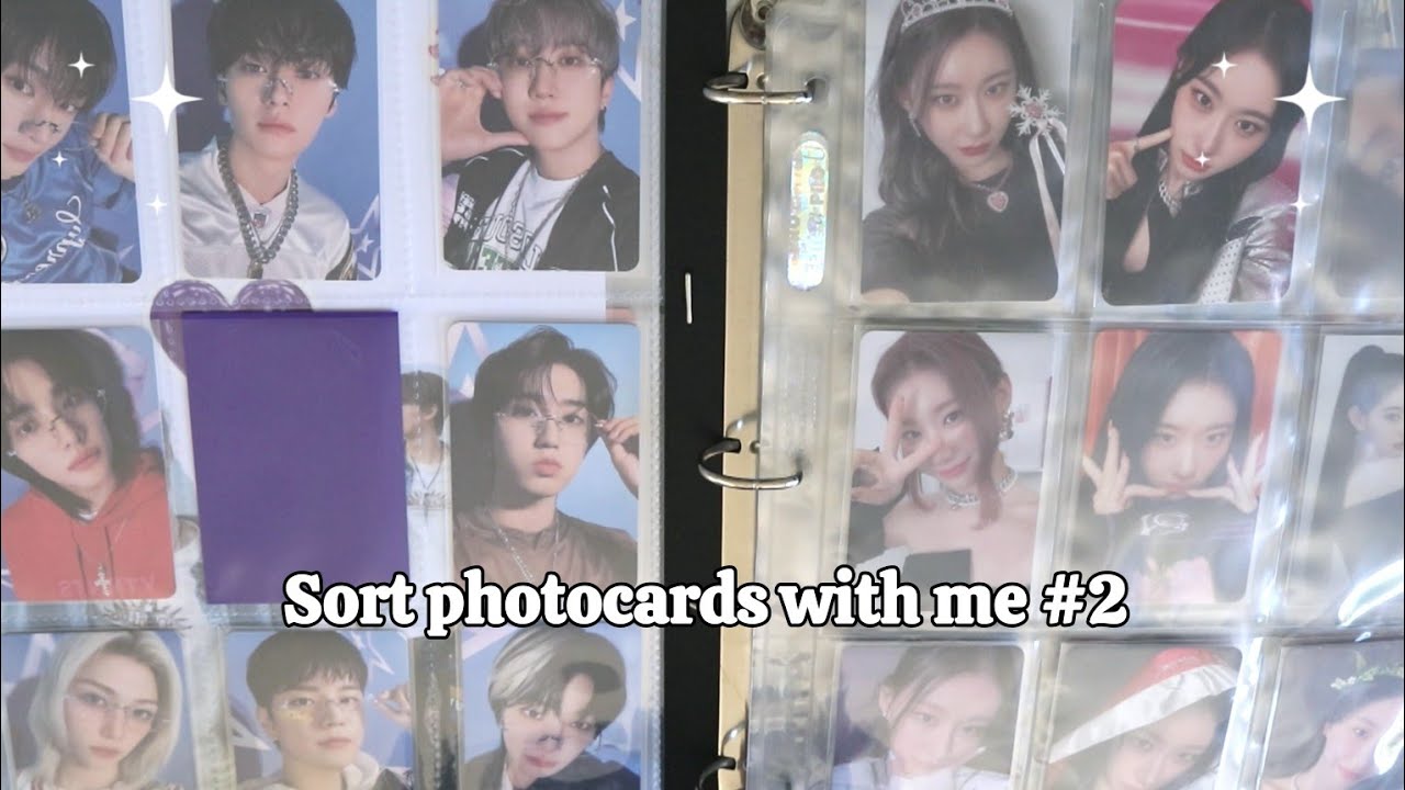 sort photocards with me #2 ~ stray kids, kiss of life, itzy