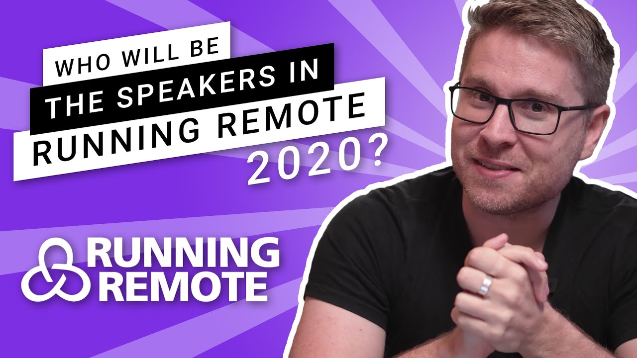 Who is speaking at Running Remote 2020?