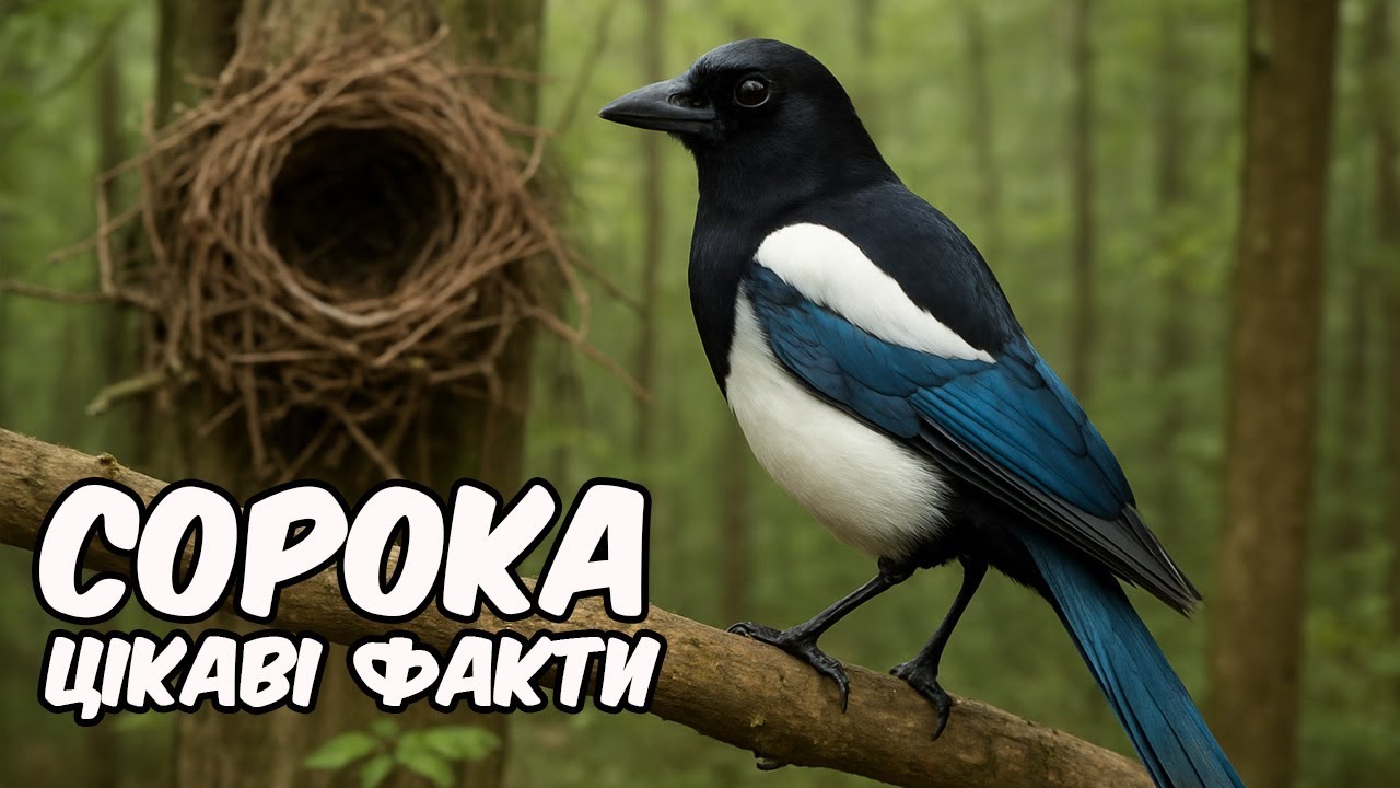 Сорока. Цікаві факти про сороку