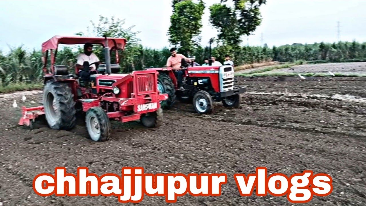 Mahindra 575di XP plus vs Massey 244di full fight #tractorvideo #tractor