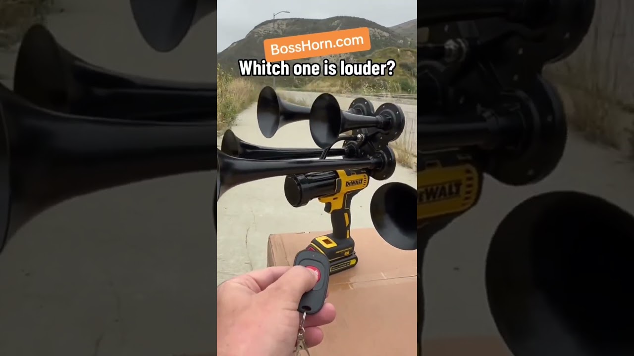 Which DeWalt Train Horn Makes the Most Noise?