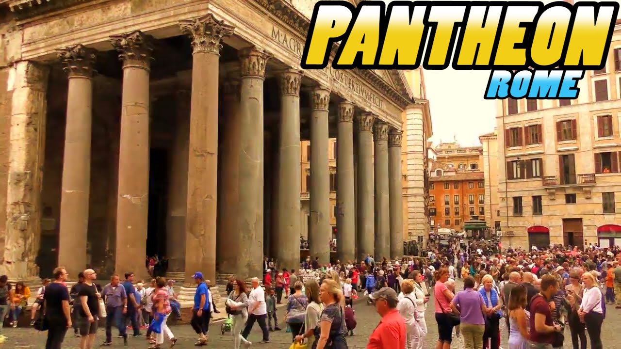 PANTHEON - Rome Italy (4k)
