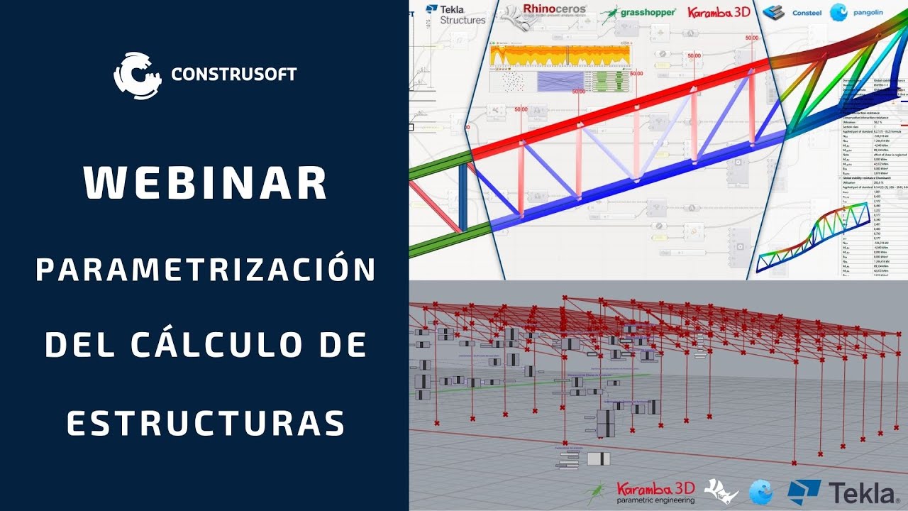 Webinar Grasshopper Parametrización del cálculo de estructuras Ingeniería paramétrica a tu alcance