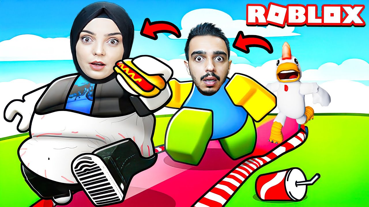 İŞLER TERSİNE DÖNDÜ! EN ŞİŞMAN EN HIZLI KOŞUYOR! 😱 Roblox