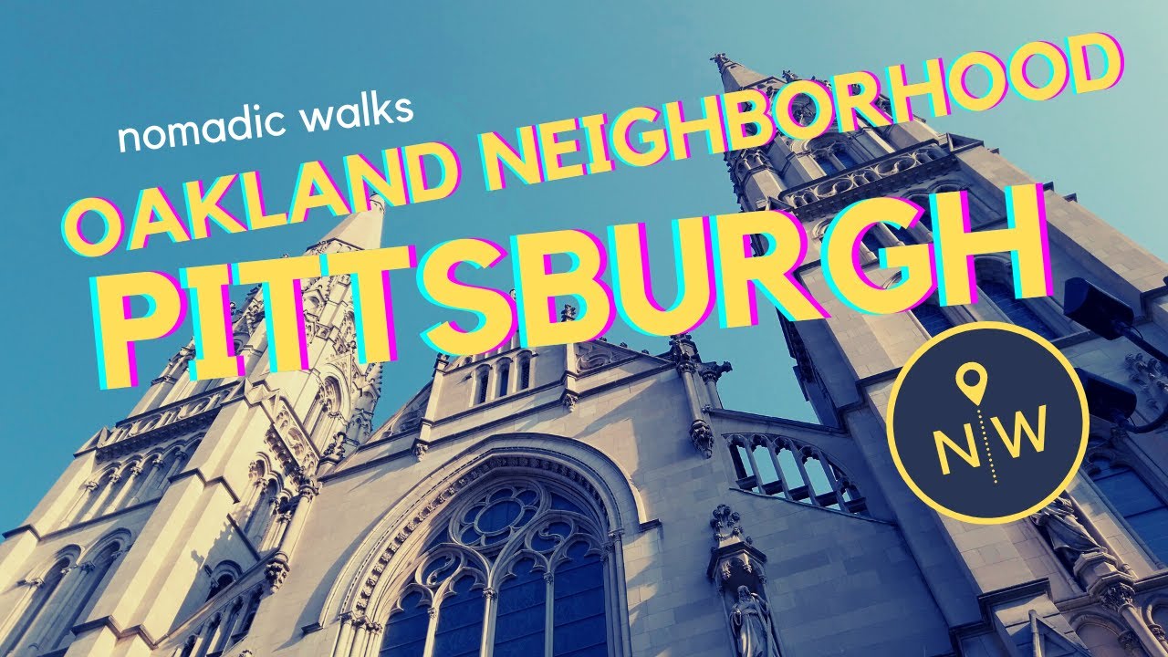 4K CURIOUS walking tour around Oakland Neighborhood PA - Nomadic Walks