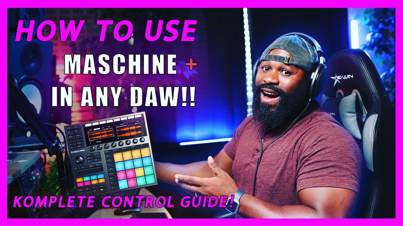 How to Use Maschine in Any DAW?? || Native Instruments Komplete Maschine plus Guide