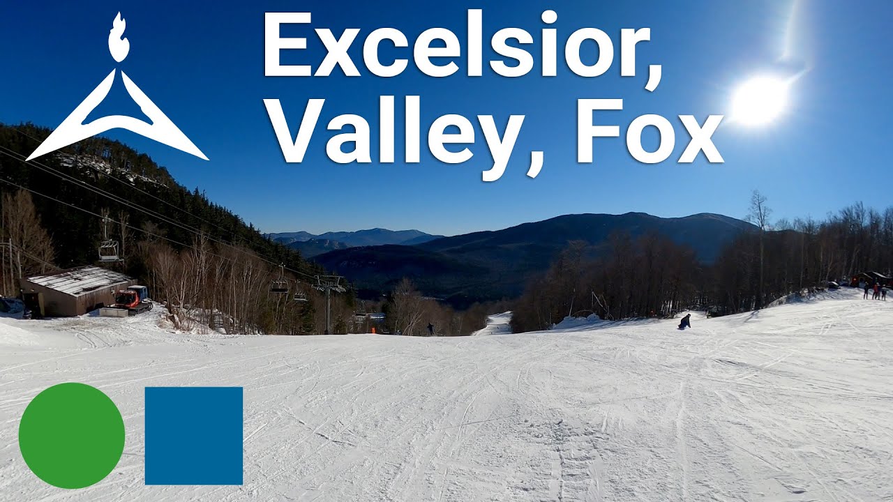 Whiteface Mountain - Excelsior to Summit Express to Valley to Fox