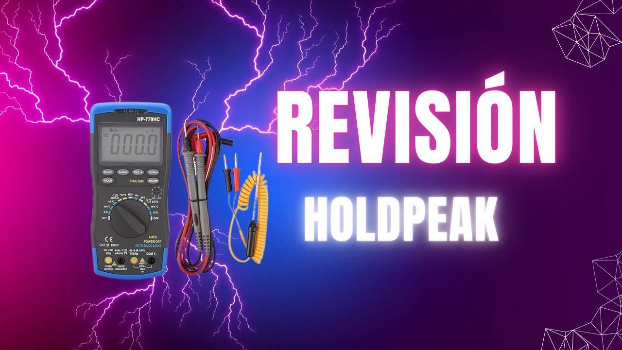 Revisión de multímetro Holdpeak HP-770HC