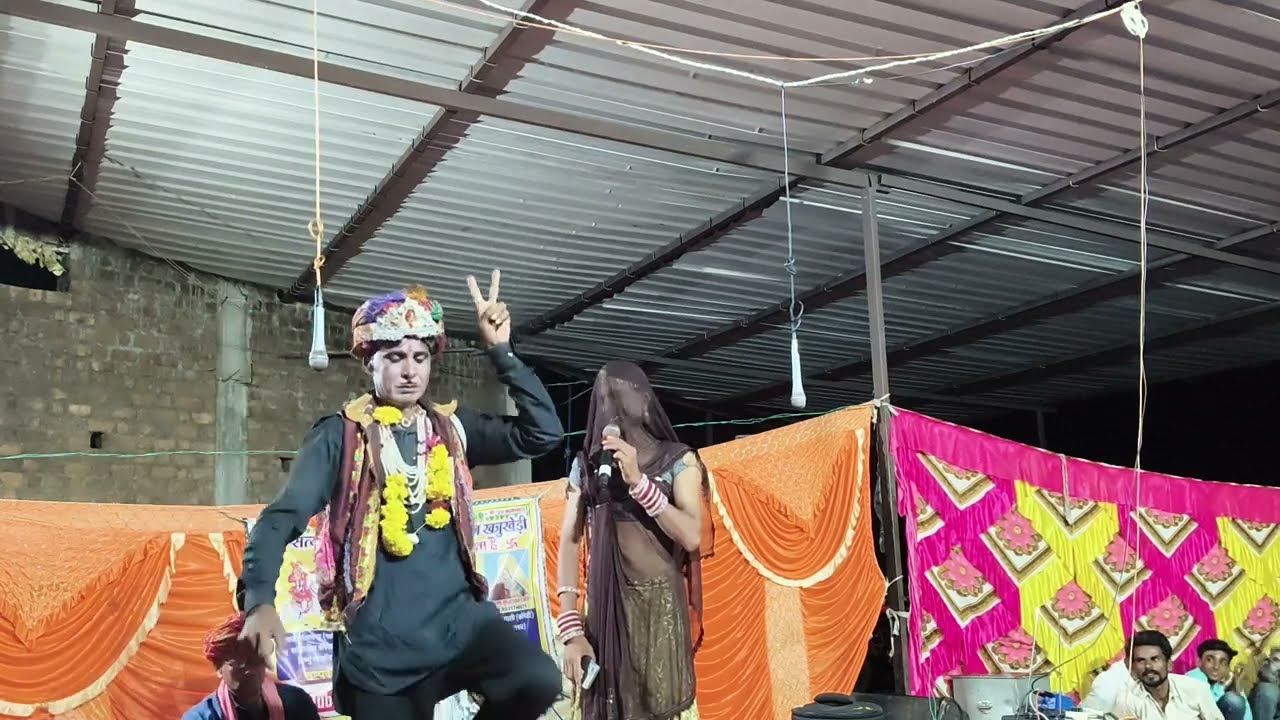 🔴बहन और जीजाजी की शानदार कॉमेडी । 🔴Veer tejaji kala mandal khatrukhedi द्वारा गांव पारसी में ।