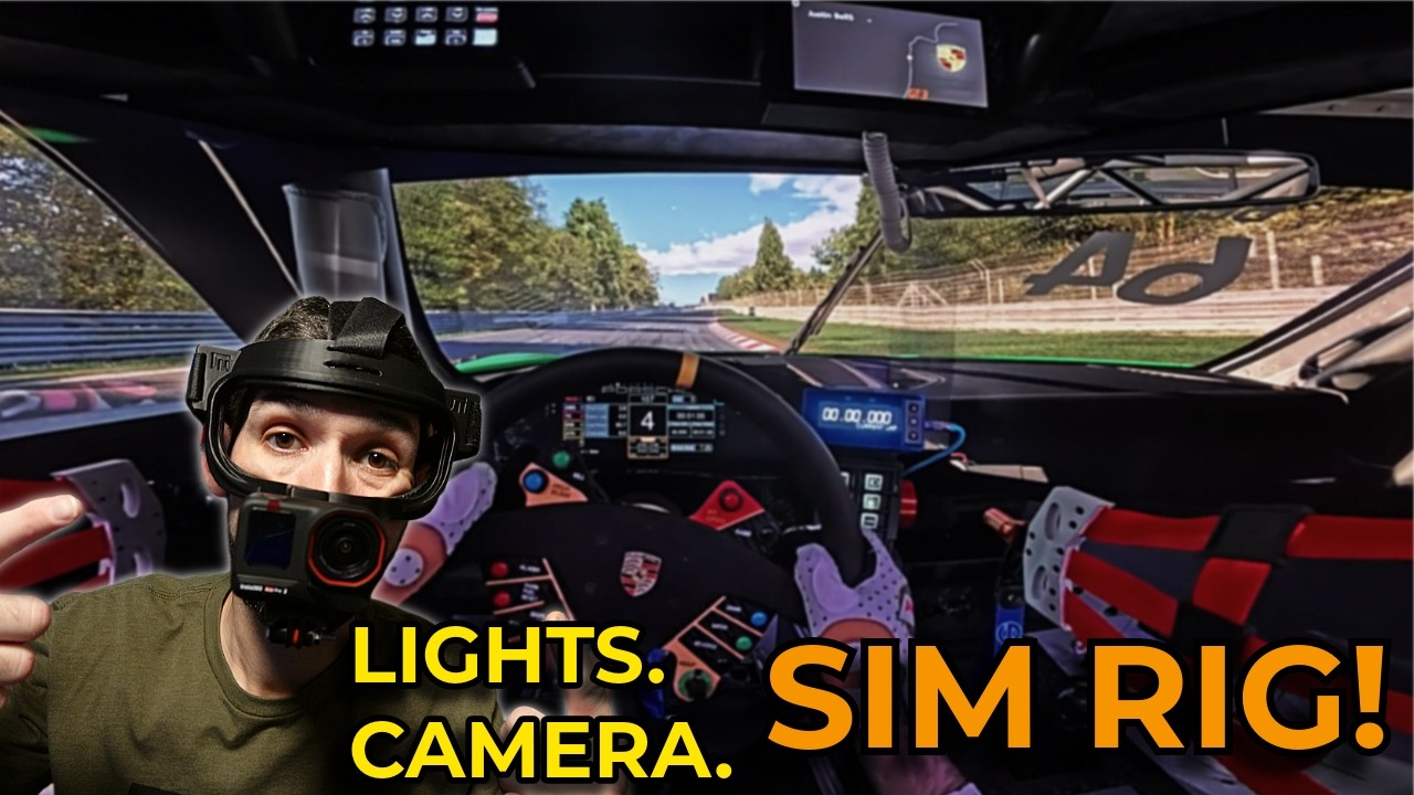 Turning SIM RACING Into Real Life (Lighting + POV)