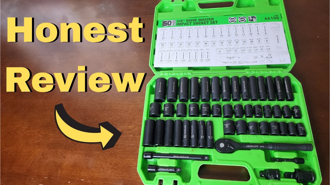 Review: SWANLAKE Socket Set for DIY & Pro Mechanics #mechanic #socketse