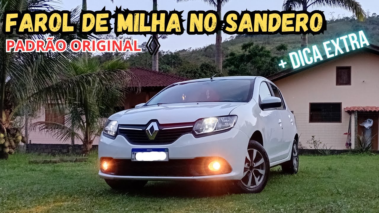 COMO INSTALAR FAROL DE MILHA NO SANDERO | O VÍDEO MAIS COMPLETO DO YOUTUBE!!!