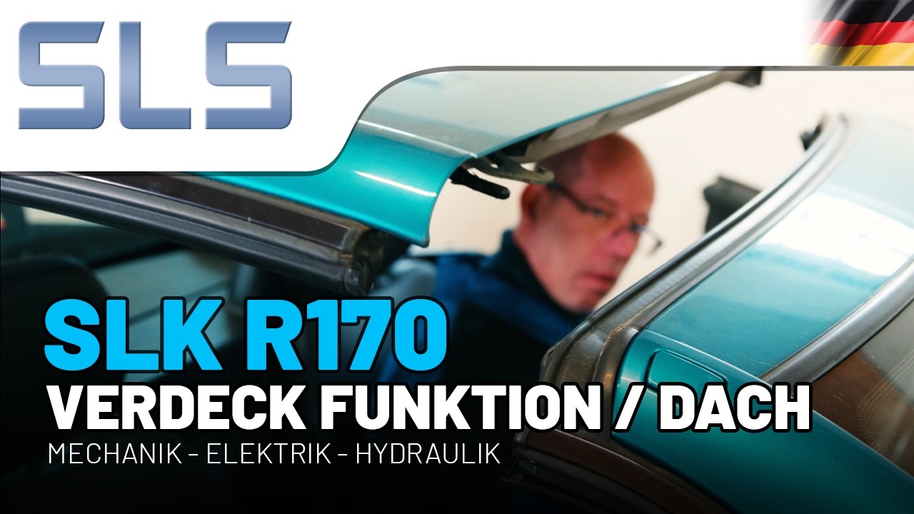 Mercedes R170 SLK Verdeck Funktion (Dach) - Mechanik - Elektrik - Hydraulik genauer betrachtet