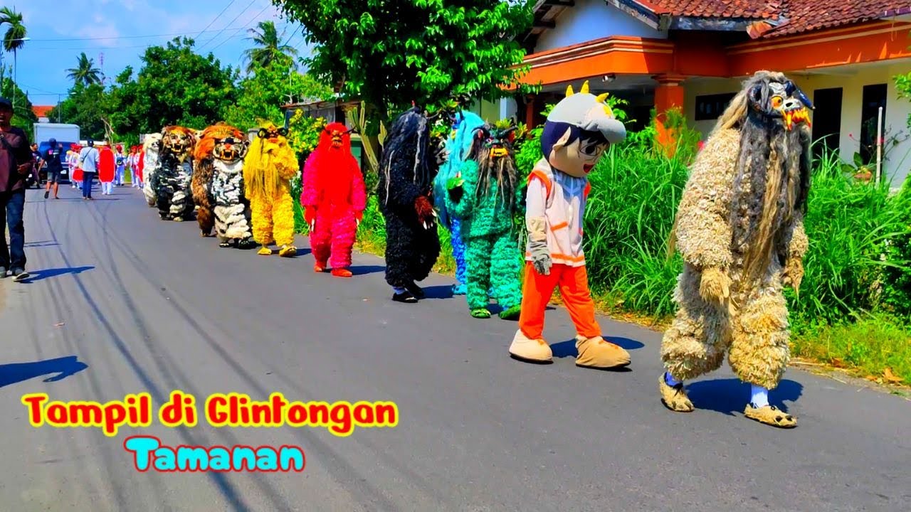 Can macanan singo raung cilik di undang acara MAULID tampil di glintongan tamanan