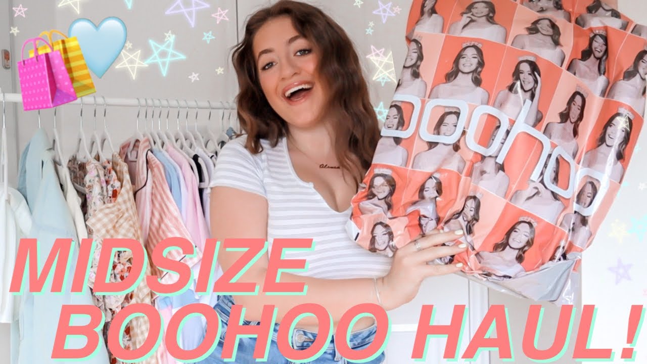 Try-On Spring Boohoo Haul! *midsize size 12-14!* ♡ LIVVGRACEE