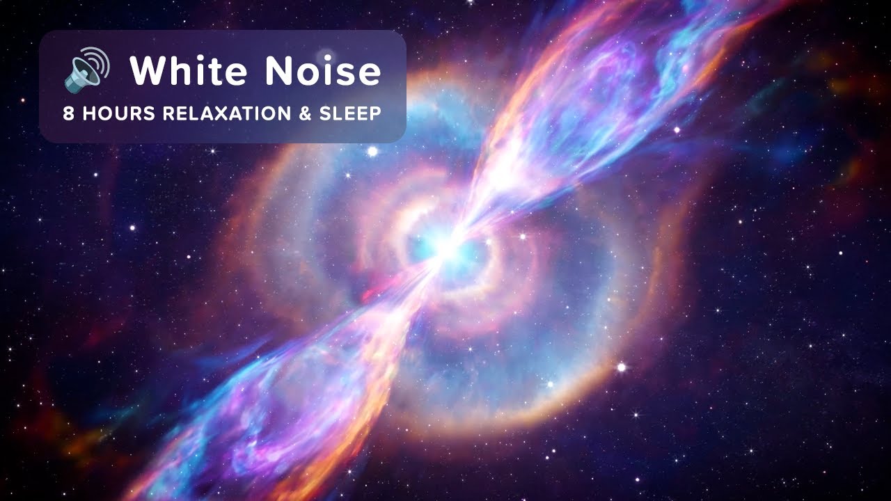 🔊 8 Hours Deep Sleep - Nebula White Noise | Cosmic Space Ambience for Calm Nights