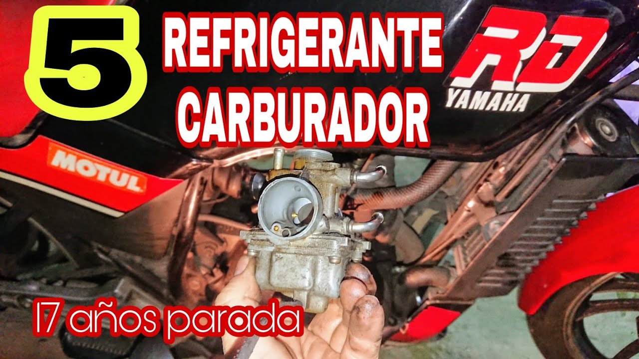 #5 RESCATE YAMAHA RD Quitar refrigerante, carburador y cómo funciona bomba de aceite 17 años parada