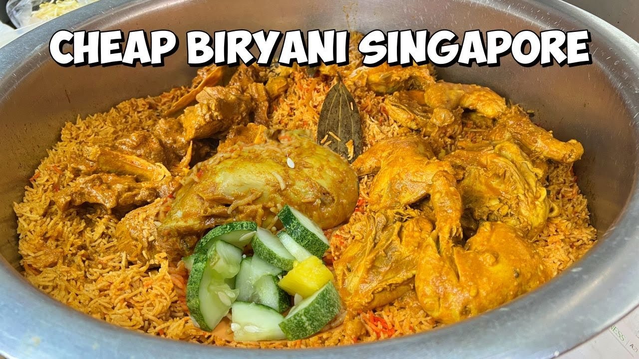 NASI BIRYANI MURAH CUMA 5 DOLLAR di SINGAPORE | Mohamed Jaleel Muslim Food