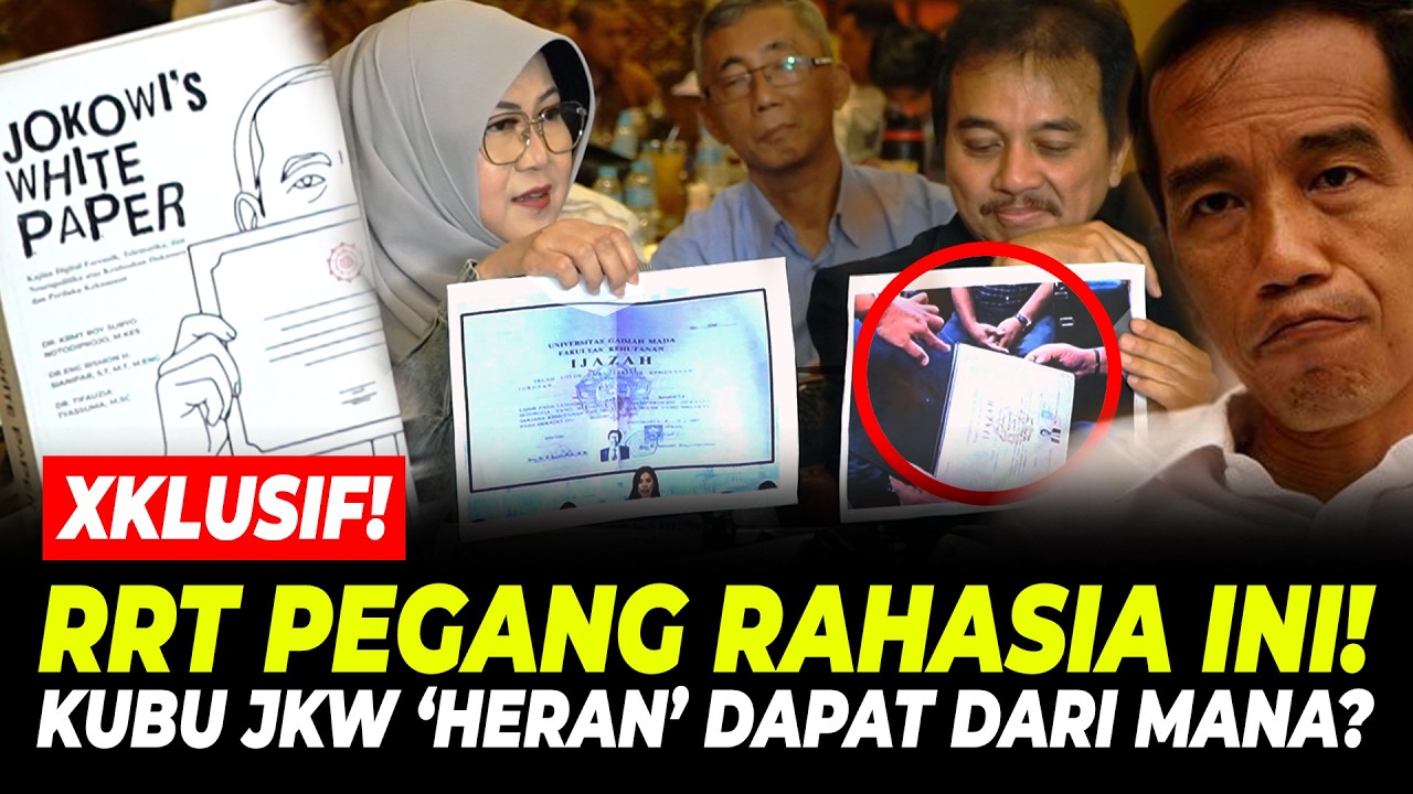 XKLUSIF! RRT PEGANG RAHASIA INI! KUBU JKW 'HERAN' DAPAT DARI MANA?!