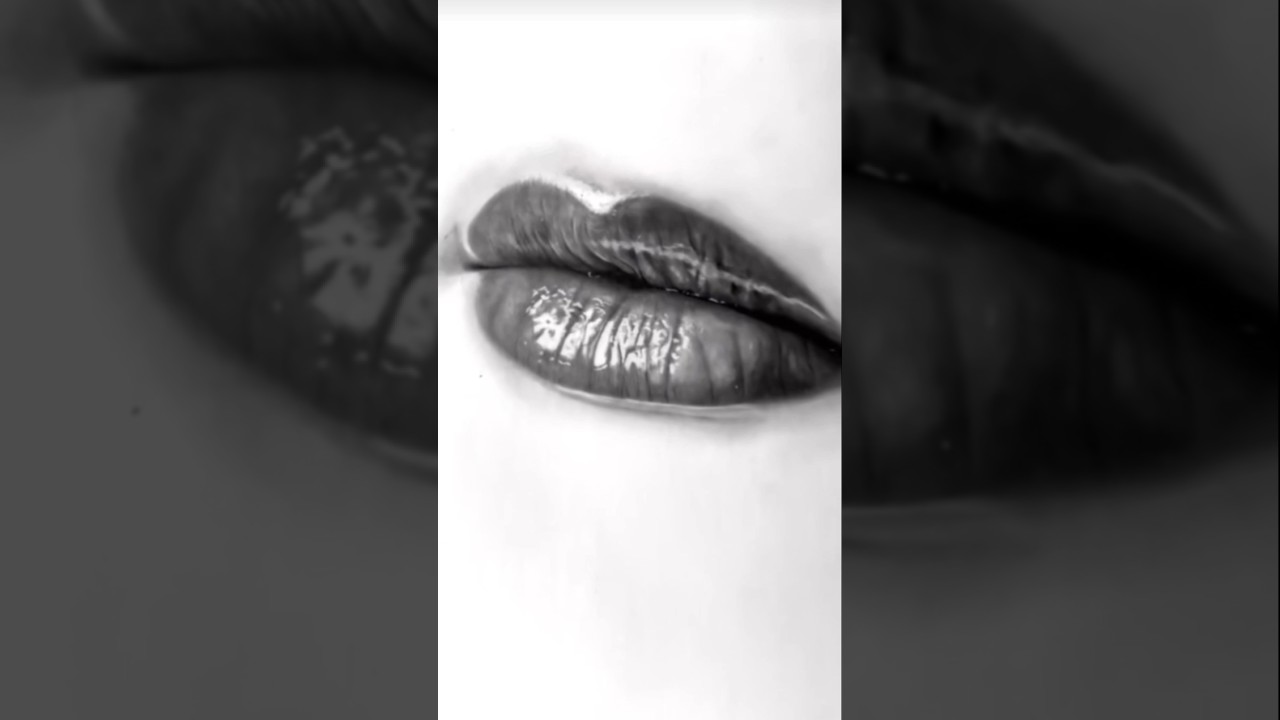 how to draw lip 