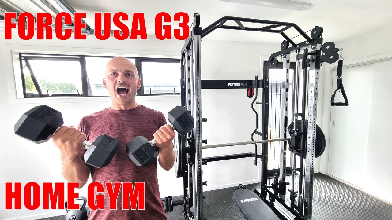 Обустройство домашнего спортзала в гараже, сборка Force USA G3.