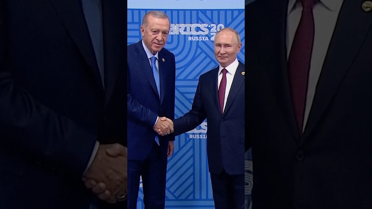 Putin Meets Turkey's Erdogan on Sidelines of Russia's BRICS Summit