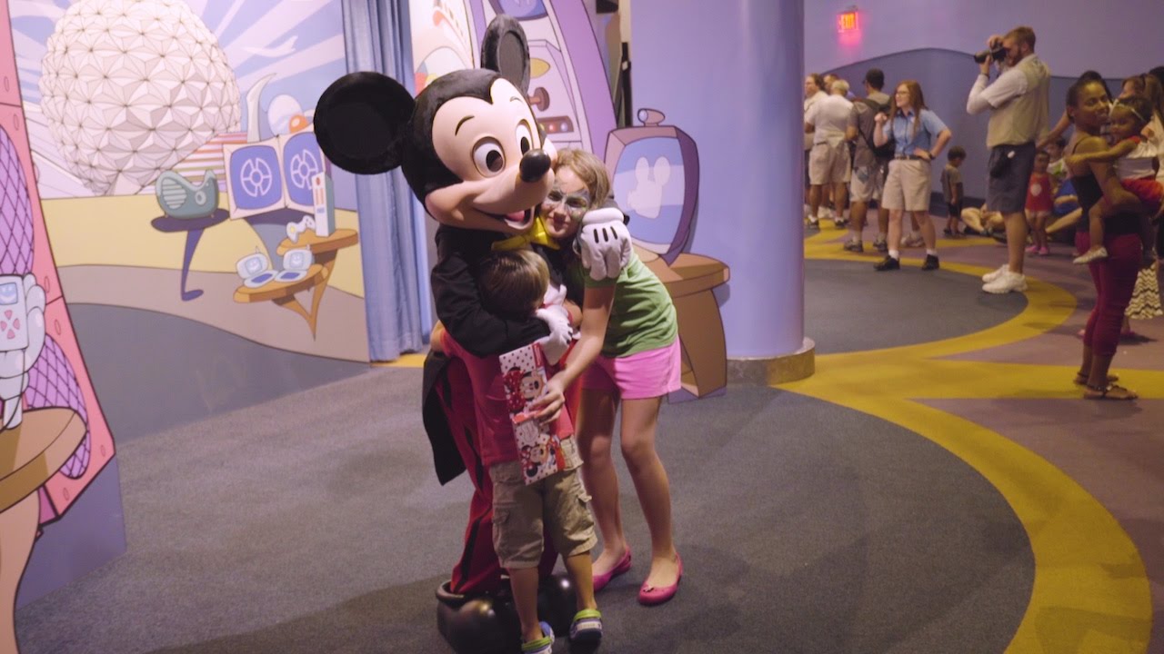Meet Mickey Mouse, Goofy & Minnie at Epcot Character Spot, Epcot, Walt Disney World Resort