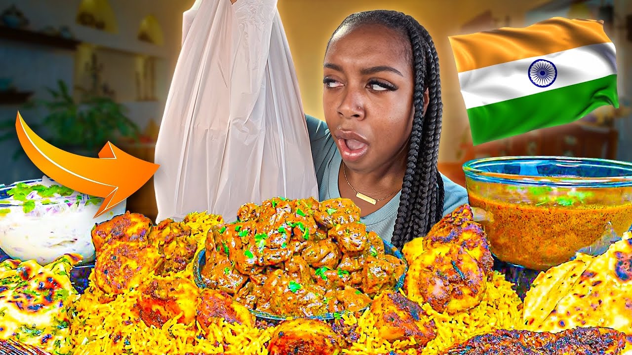 TRYING INDIAN FOOD FOR THE FIRST TIME! 