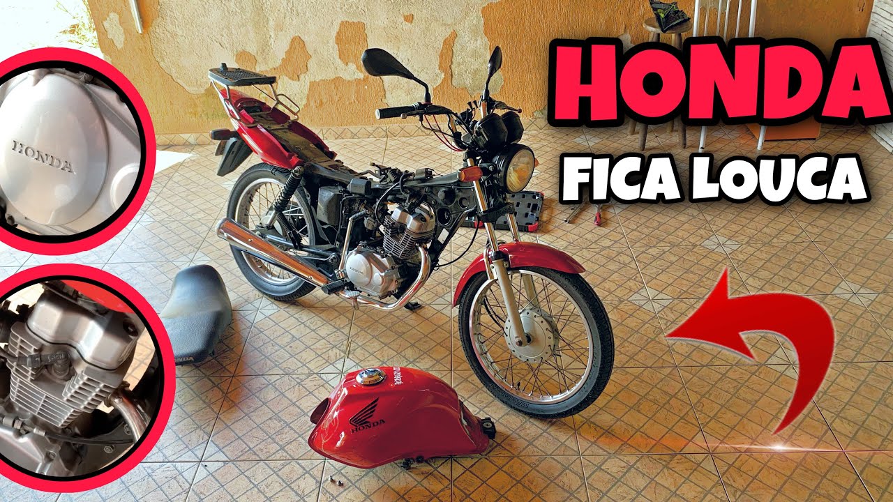 FAN 125 CARBURADA COM MOTOR DE 150
