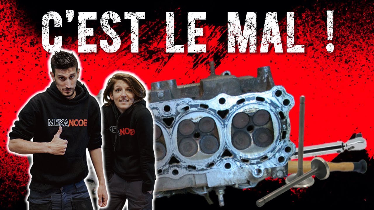 Le tendeur de distri dans la bouillasse ! 😖 (Jeu aux soupapes et remontage du moteur de la CBR 600)