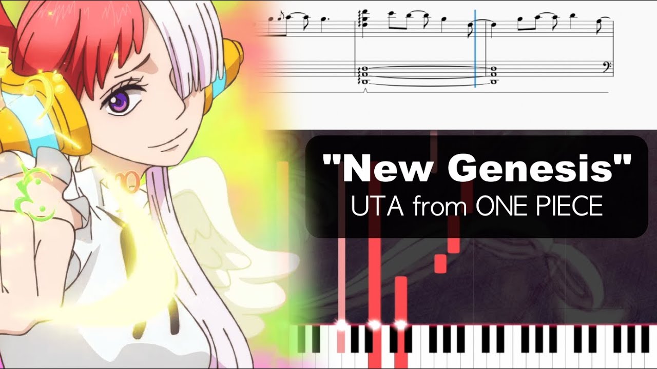 New Genesis - Ado (UTA from One Piece) | Piano Cover | Piano Tutorial with Notes | Sheet Music