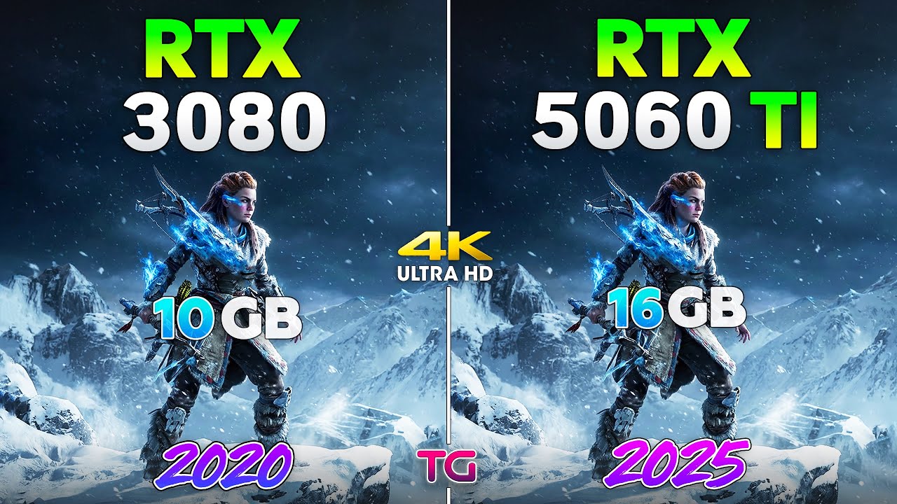 RTX 3080 vs RTX 5060 Ti - Test in 10 Games | 4K