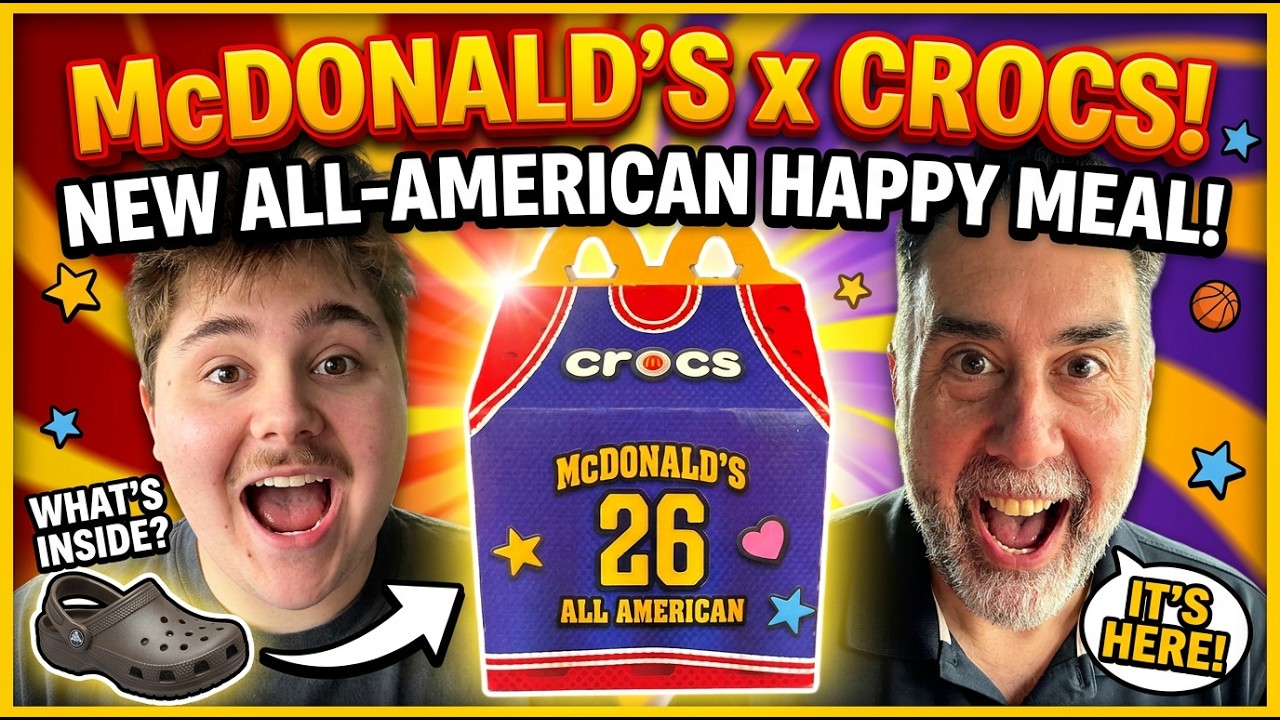 Новый набор McDonald’s Crocs Happy Meal! 👟 Обзор игрушки и первый взгляд