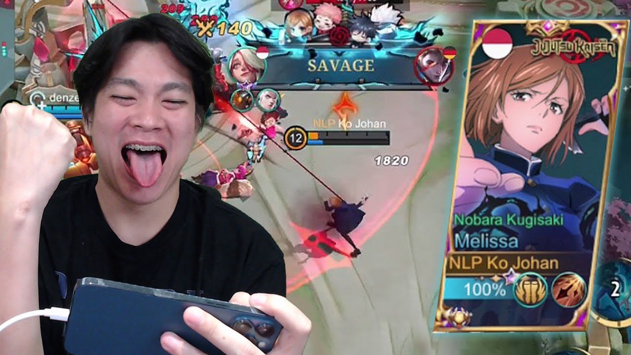 Review Skin Nobara Kugisaki, Efeknya Luar Biasa! Langsung Auto SAVAGE! - Mobile Legends