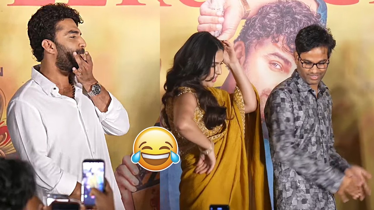 Anudeep KV Crazy Dance With Heroine Kayadu Lohar At Funky Trailer Launch Event | Vishwak Sen