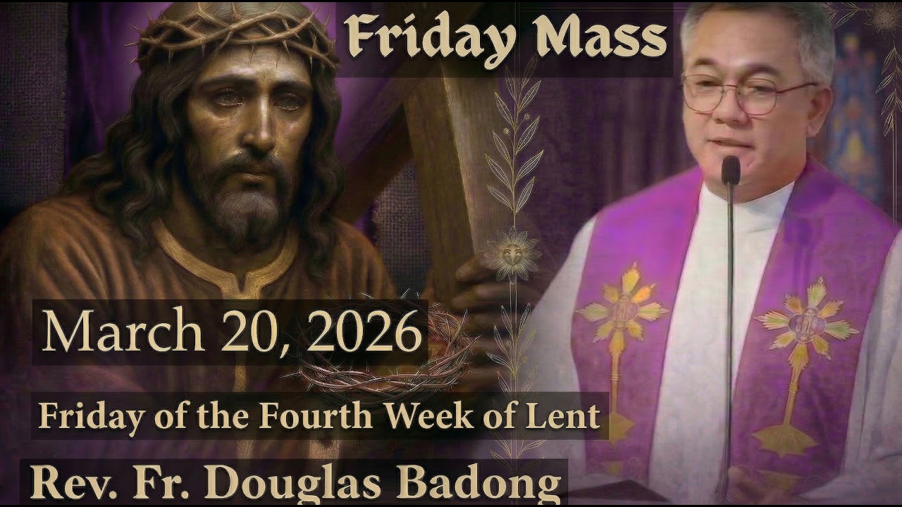Quiapo Church Live Mass Today | March 20, 2026 | Rev. Fr. Douglas Badong