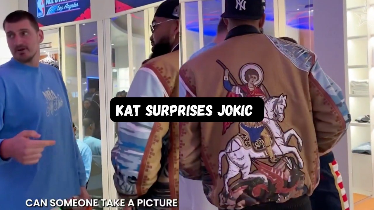 KAT Surprises Jokic With Incredible Saint George Jacket!