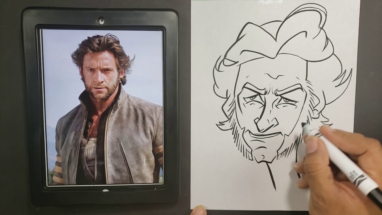 How to draw an Easy Caricature