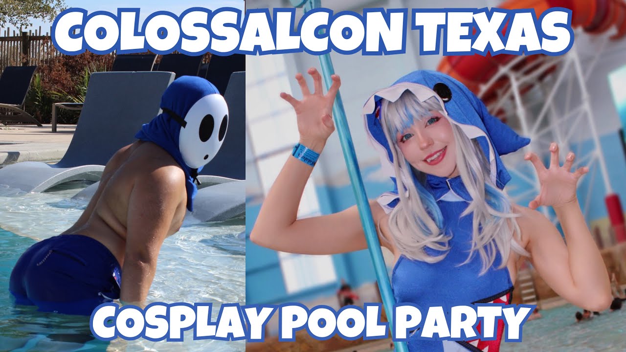 SO MANY SWIMSUIT COSPLAYS! ColossalCon Texas 2023 Saturday Vlog