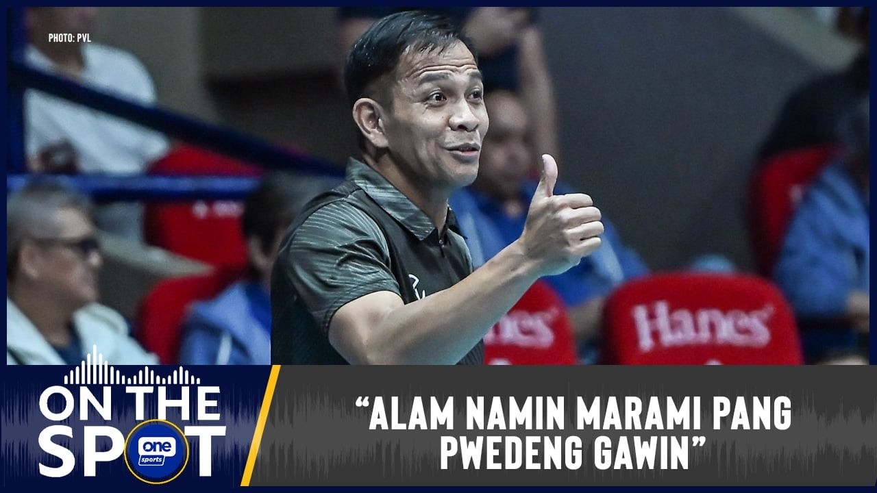 Head coach Shaq Delos Santos stays focused as Cignal secures spot in qualifying round | #OSOnTheSpot