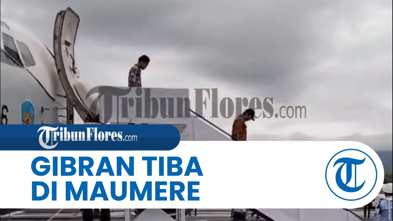 BREAKING NEWS: Wakil Presiden Gibran Rakabuming Raka Tiba di Maumere Sikka