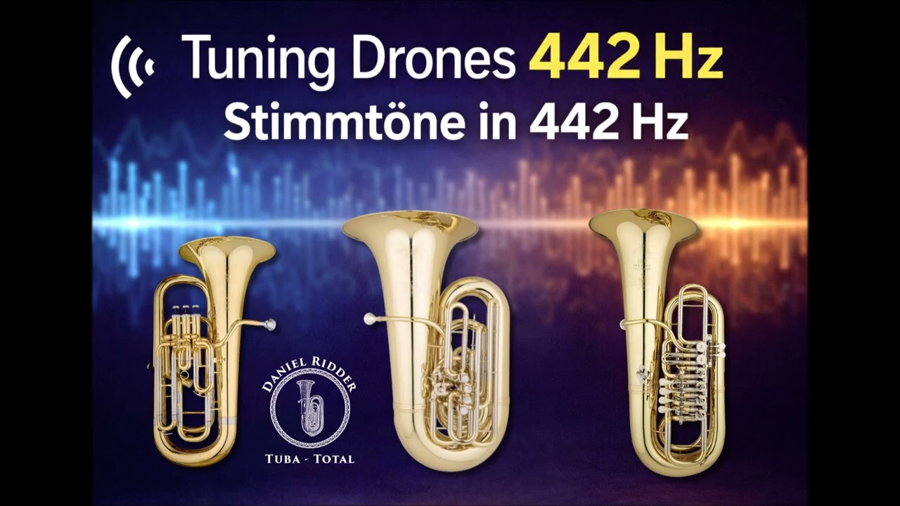 C  – Tuning Drone 442 Hz | C – Stimmton in 442 Hz | für tiefes Blech (Low Brass)