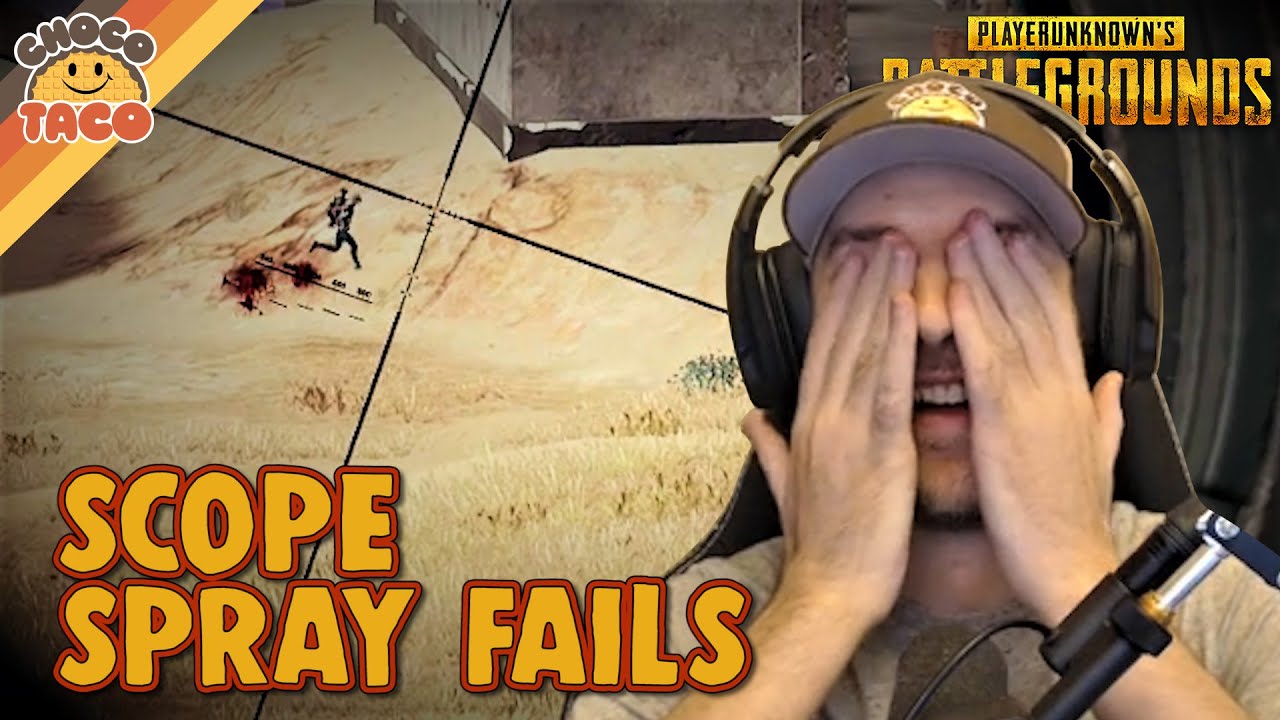 M4 Scope Spraying Fails ft. TGLTN - chocoTaco PUBG Duos Gameplay