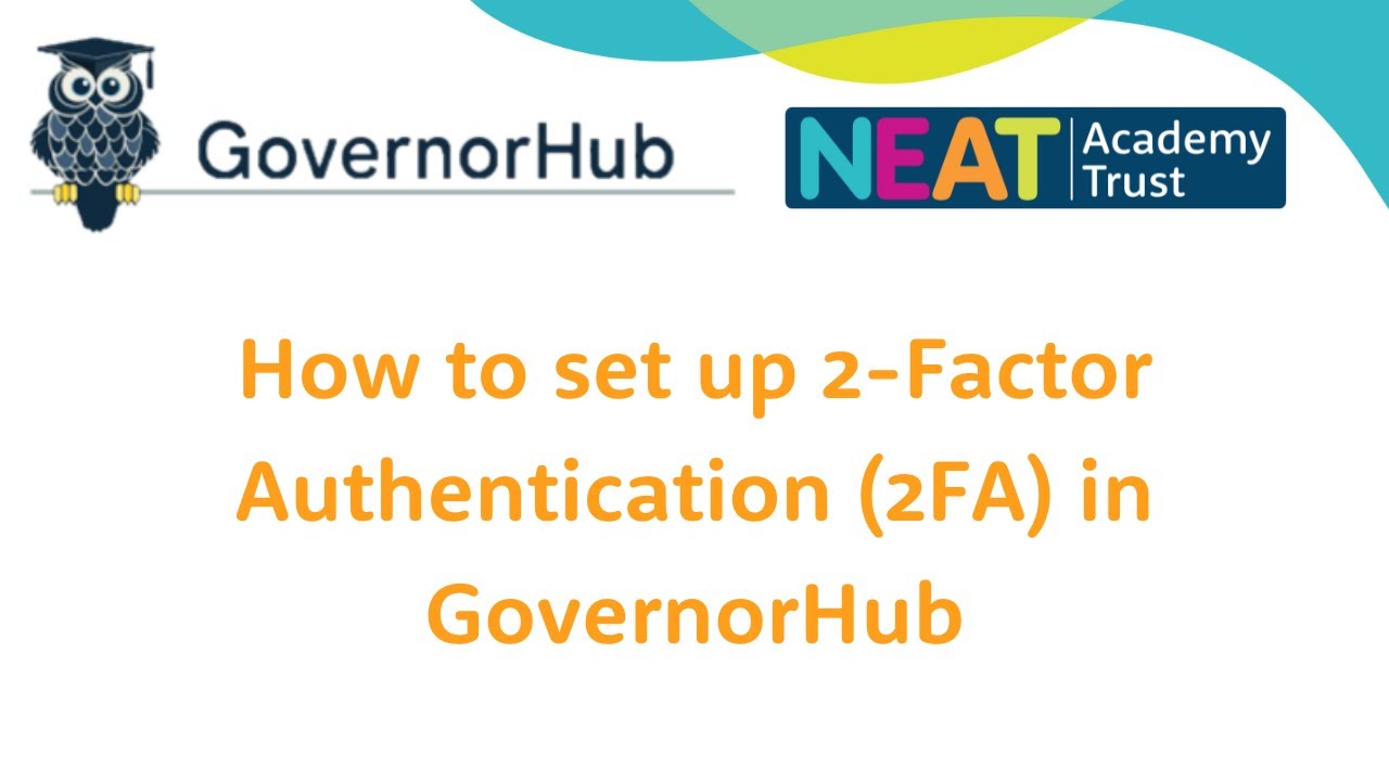 How to set up 2FA on your GovernorHub account
